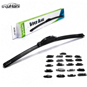 Car frameless multi-functional windshield wiper with interchangeable wiper heads, silent wiper blades, multi-functional wiper.
