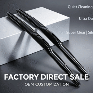 Factory for three-section rubber wiper blades, three-section wipers, and five-section multi-functional car wiper blades.