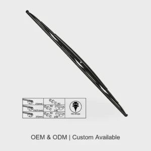 Factory wholesale 1000mm 40-inch 36-inch 32-inch windshield wiper blades for school buses, driving instructors, and heavy trucks.