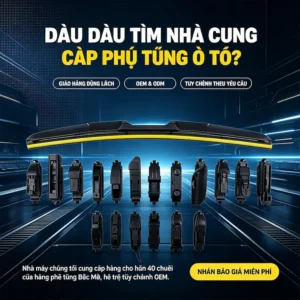Silent, multi-functional, three-section custom car wiper blades, custom processing of car wiper systems