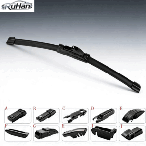 Car frameless multi-functional wiper blades, replaceable wiper heads, silent wiper blade source factory