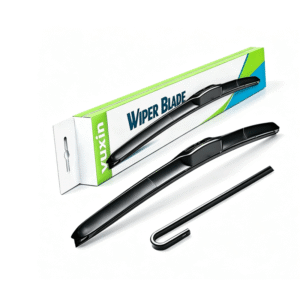 Three-section windshield wiper blades, universal U-shaped with frame, wholesale.